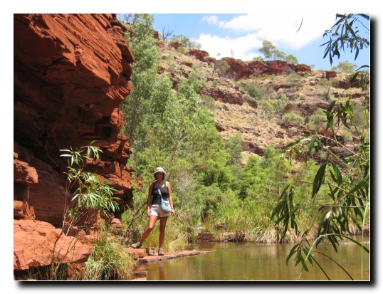 18 Karijini Dales Gorge Wanderung